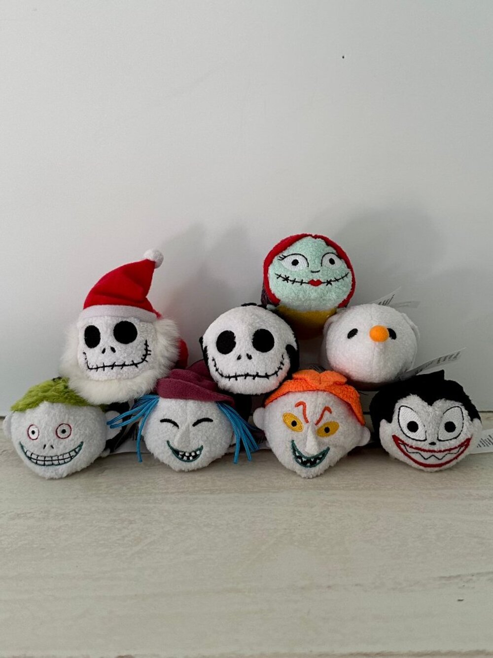 Disney Nightmare Before Christmas Tsum Tsum Mini Plush Lot of 8